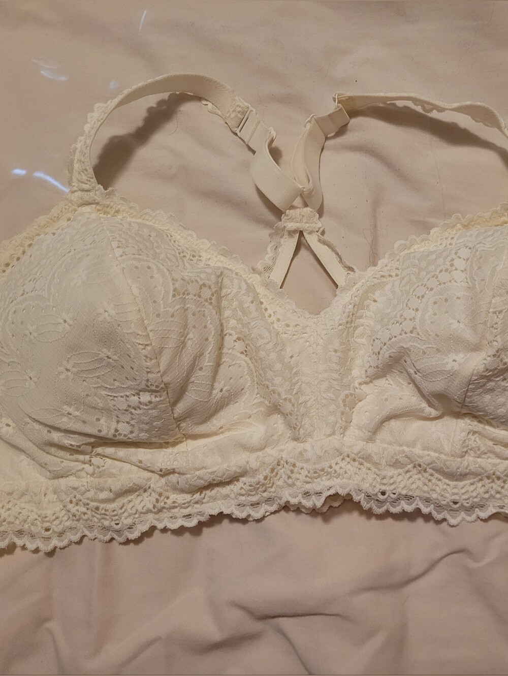Auden Lace Bralette in Cream